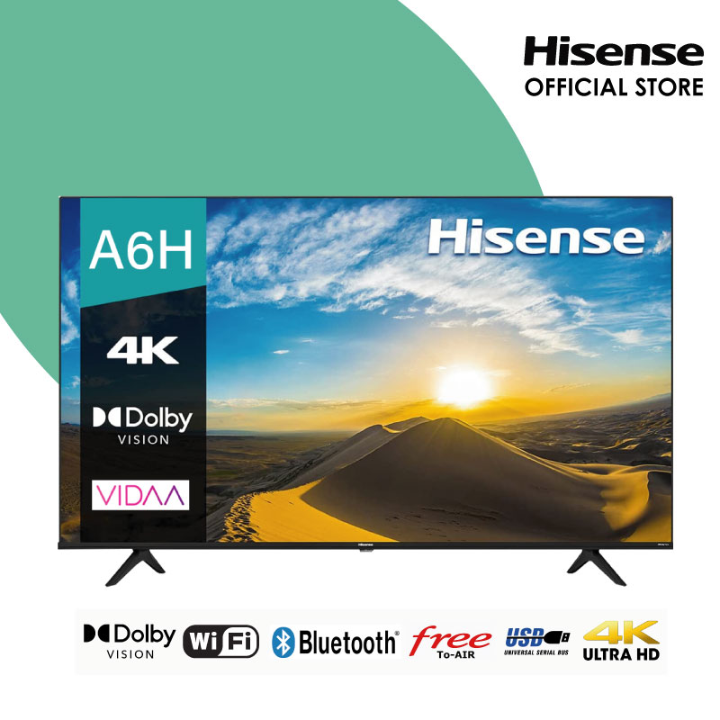 Hisense A6H 108 cm (43 inch) Ultra HD (4K) LED Smart Google TV 2022 Edition  with Hands Free Voice Control, Dolby Vision and Atmos Online at best Prices  In India